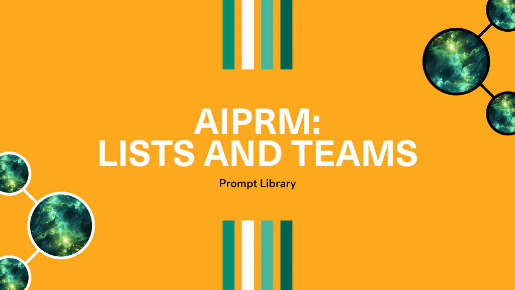 AIPRM list and teams