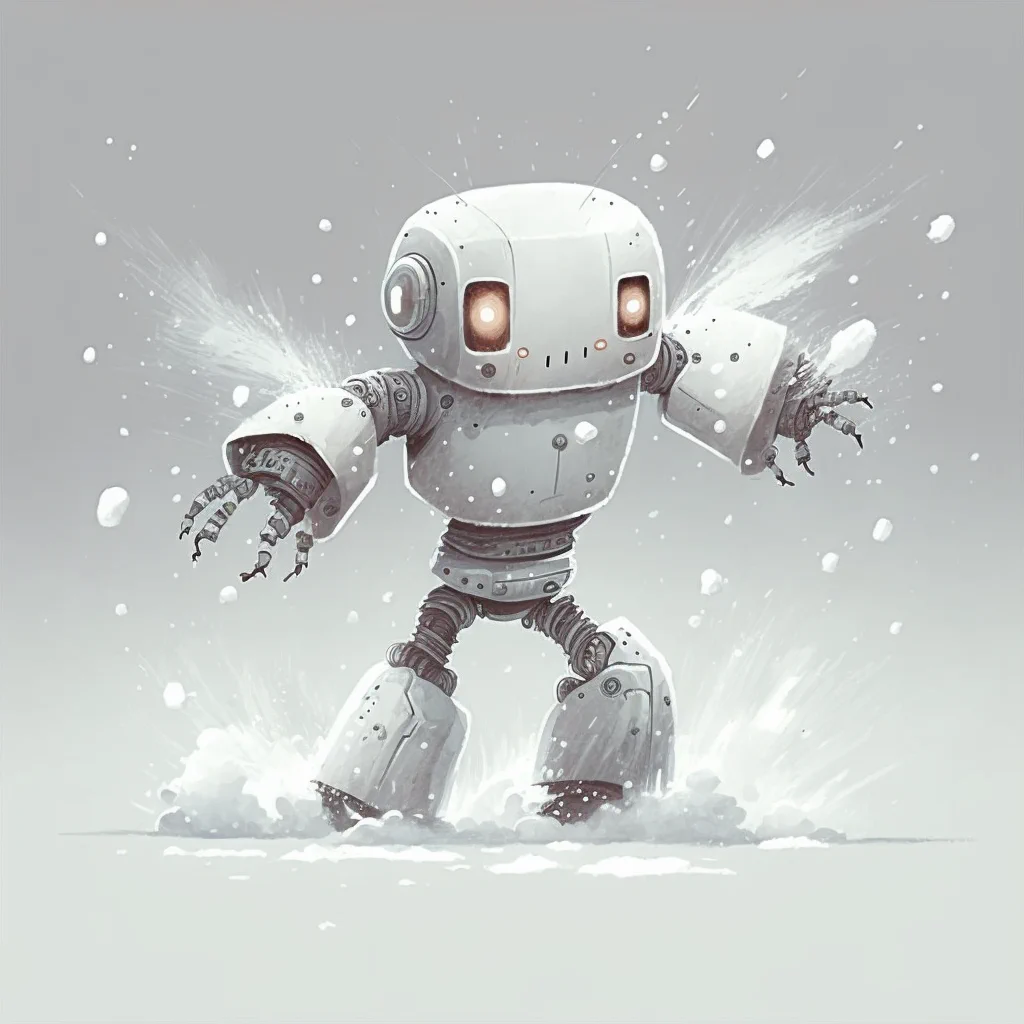 Christoph_C._Cemper_Cute_robot_dancing_in_the_snow_illustrated__c179c569-3679-4f69-990f-56c6fe77d1a5