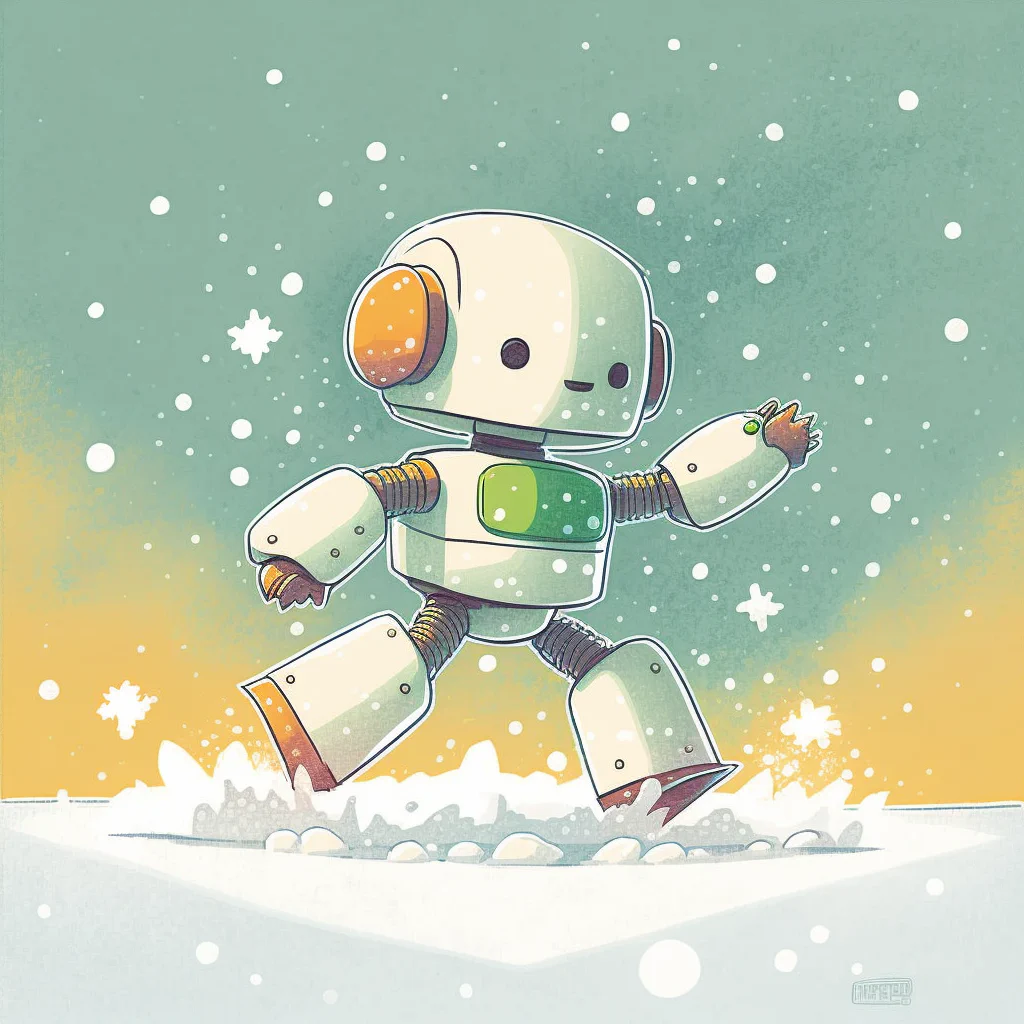 Christoph_C._Cemper_Cute_robot_dancing_in_the_snow_illustrated__747110c6-fba7-4a49-bf73-b5735675edc8