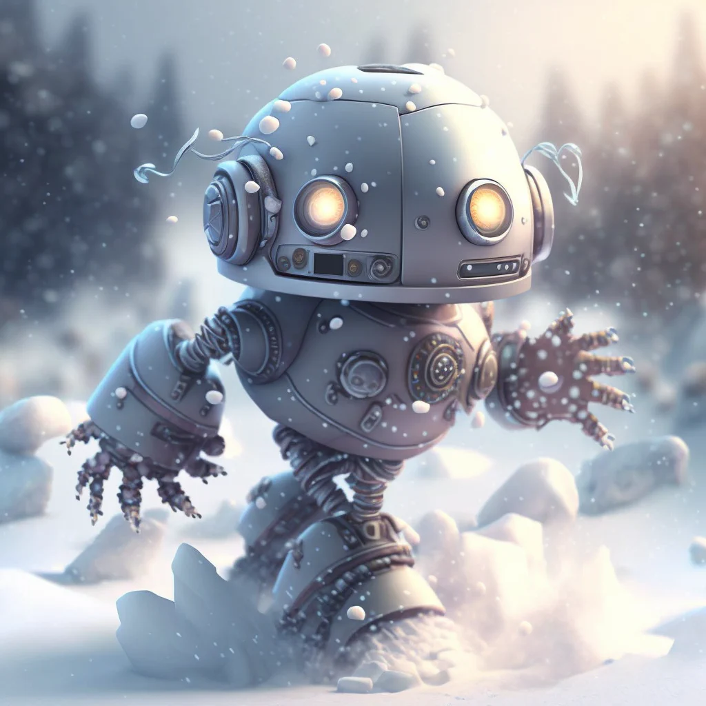 Christoph_C._Cemper_Cute_robot_dancing_in_the_snow_rendered_in__5492f153-98b8-4c70-af4e-e8779021ddc6