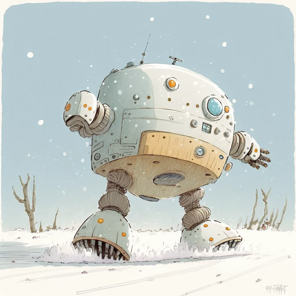 Christoph_C._Cemper_Cute_robot_dancing_in_the_snow_cartoon_illu_ab14e7a2-b904-4fc5-8278-aa102e58c3d8