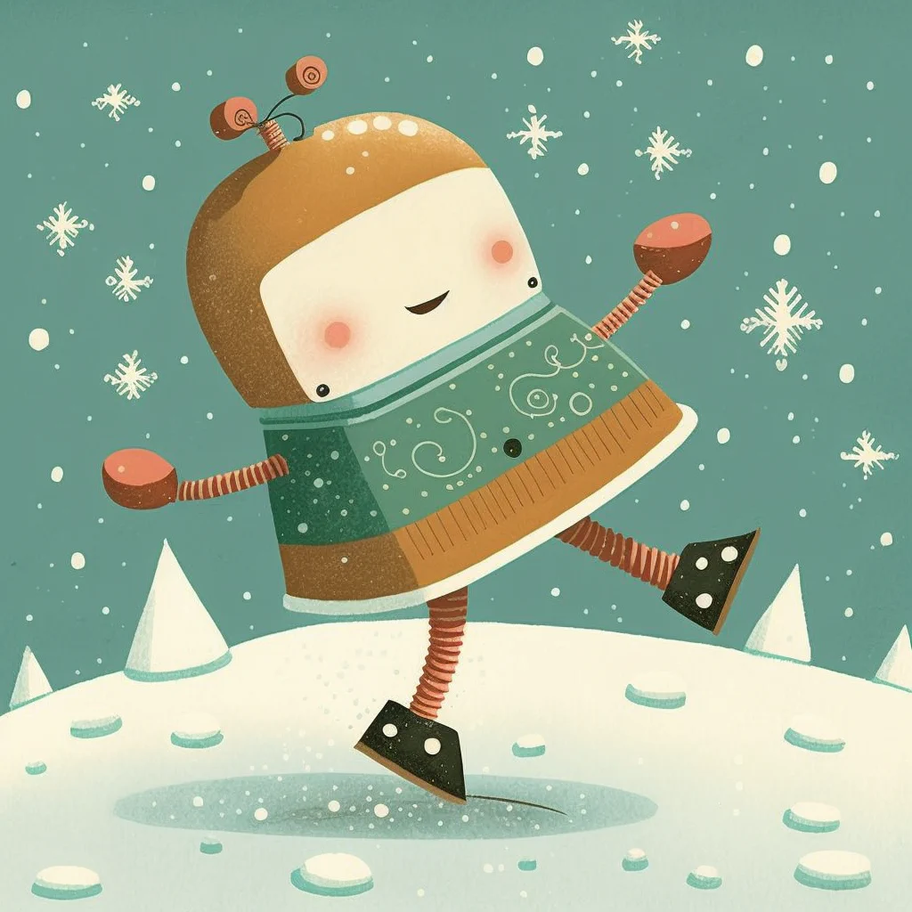 Christoph_C._Cemper_Cute_robot_dancing_in_the_snow_illustrated__0d73eb6f-2118-4567-9272-5fe68cc31199
