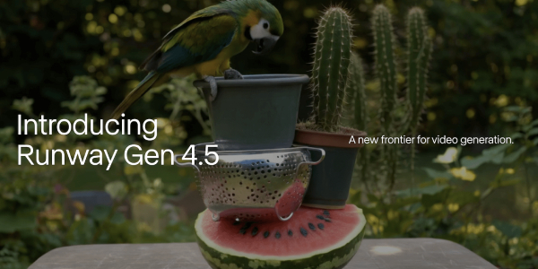 Introducing Runway Gen-4.5, GWM-1