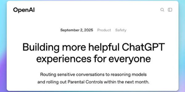 ChatGPT teen protection