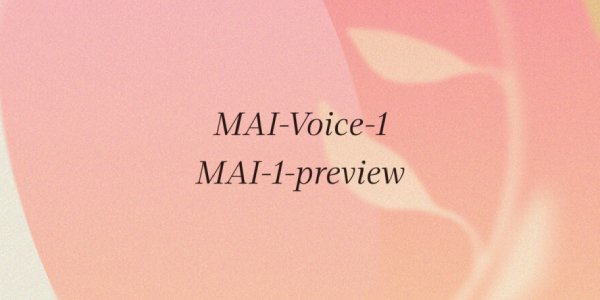 Microsoft inhouse AI models