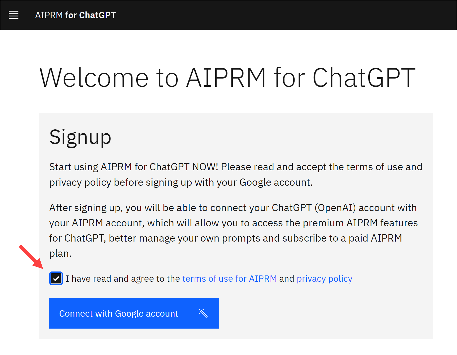 Install the Chrome Extension · AIPRM